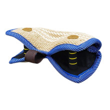 Durable Jute Dog Bite Pillow Tug With Handle For Medium To Large Dogs, Bite Training Tool, German Shepherds  Rotts