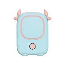 USB-wiederaufladbarer Mini-Ventilator, tragbarer Nackenventilator mit blattlosem Design und einstellbarer Geschwindigkeit für den ganzjährigen