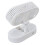Desktop Double Fan, 135 Adjustable Handheld Fan, White, 1200mAh 7