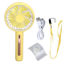 Mini wentylator zasilany bateryjnie z wyświetlaczem LED do użytku domowego i zewnętrznego, przenośny wentylator akumulatorowy o bardzo długiej