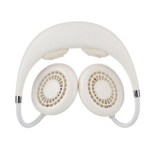 Silent & Portable Neck Fan, Bladeless Cooling Device, 360 Surround Cooling, Adjustable Speed Fan, Lightweight & Flexible Rotating Neckband,