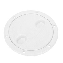 Plaque d'inspection ronde 6in blanc antidérapant anti-âge anticorrosion UV