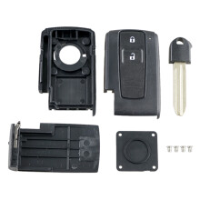 Guscio di ricambio per chiave telecomando Toyota Prius, copertura telecomando intelligente con chiave vergine, ricambio aftermarket senza componenti