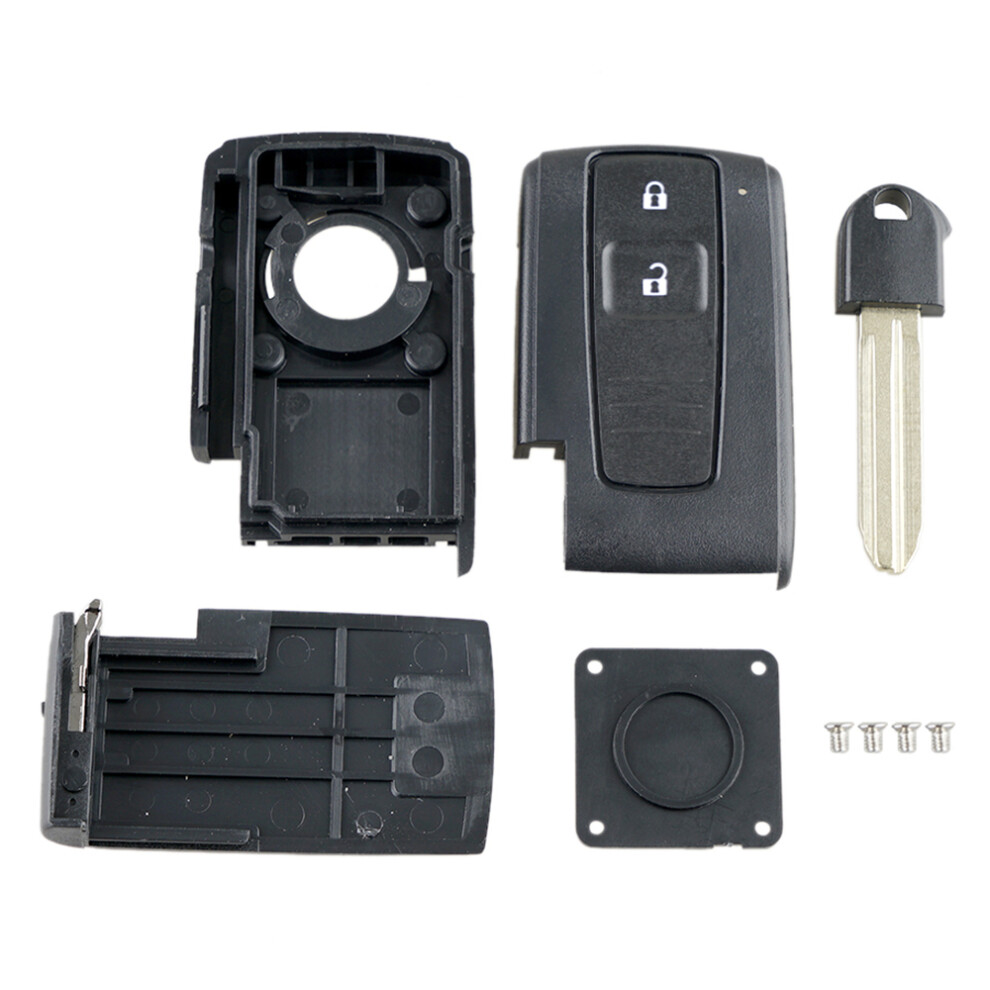 Replacement Shell Key Case For Toyota Prius Key Fob, Smart Remote Cover With Blank Key, After Market Replacement No Electronics Inside Easy To 9437117469436