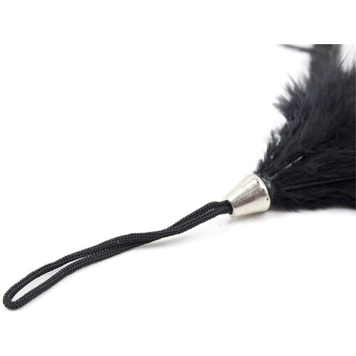 Feather tickler, feather flirting paddle, short spanking paddle, erotic paddle 1