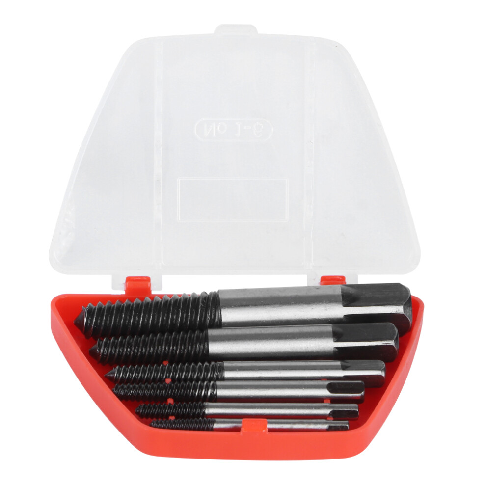 Damaged Screw Removal Kit, Screw Extractor Set With Left Handed Spiral Flute For Rusted Stripped Bolts And Studs High Strength Steel Corrosion 9437117521622