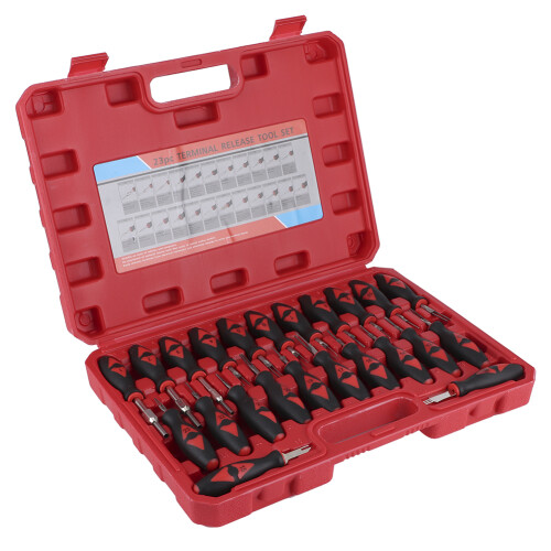 Universal Wire Connector Removal Kit for Technicians, Pin Extractor Release Tool with Non-Slip Grip Design, Terminal Release Kit Featuring Rustproof 1