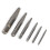 Σετ εξολκέων μπουλονιών Easy Out Broken Bolt, σετ εξολκέων σπειροειδών βιδών, σετ 5
