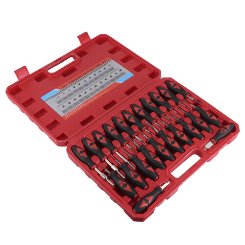 Universal Wire Connector Removal Kit for Technicians, Pin Extractor Release Tool with Non-Slip Grip Design, Terminal Release Kit Featuring Rustproof 2