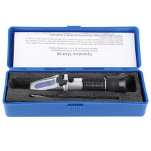 Brix Refractometer With Specific Gravity Scale, Alcohol Test Refractometer With 0 To 80% Measuring Range For Distilled Beverages Wine Testing Easy To
