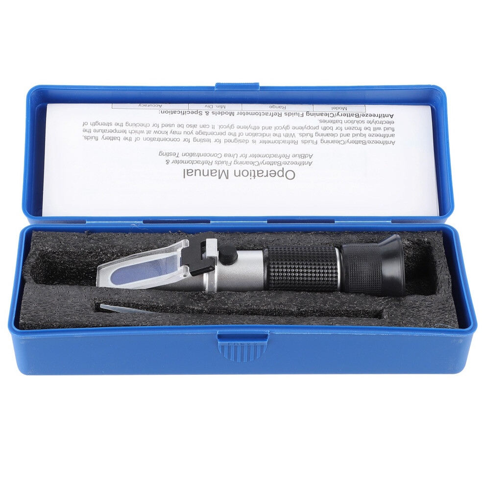 Brix Refractometer With Specific Gravity Scale, Alcohol Test Refractometer With 0 To 80% Measuring Range For Distilled Beverages Wine Testing Easy 9437117522094