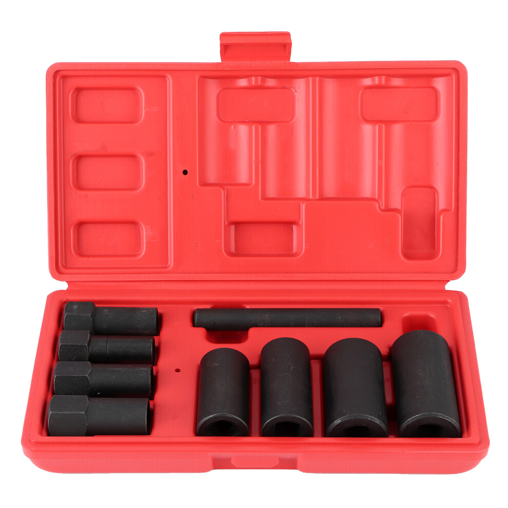 Lug Nut Remover Tools For Automotive Use, Broken Bolt Extractor With Internal Reverse Spiral Design For Stubborn Fasteners, Durable Steel Alloy 9437117522087