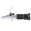 Brix Refractometer With Specific Gravity Scale, Alcohol Test Refractometer With 0 To 80% Measuring Range For Distilled Beverages Wine Testing Easy To 3