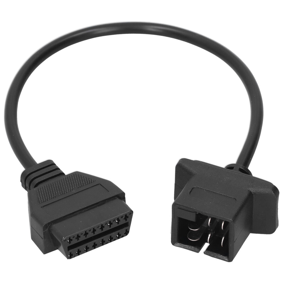 Scan Tool Connector For Chrysler Jeep Dodge Vehicles, Converts Obd1 6 Pin To Obd2 16 Pin Interface With Stable Transmission And Standard 9138057845815