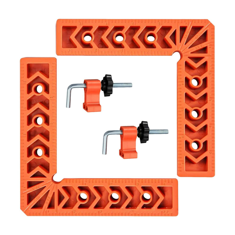 2 Pieces Clamps For Woodwork 90 Degree Angle Positioning Tool Lshaped Multiuse Clamp 9187378875513