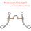Stainless Steel Snaffle Bit Horse Bit Training Equipment Copper Connector 2