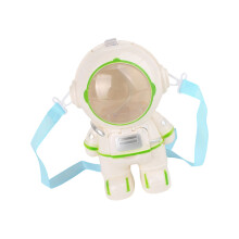 Draagbaar astronautenwaterdispenserspeelgoed met draagriem-Wit