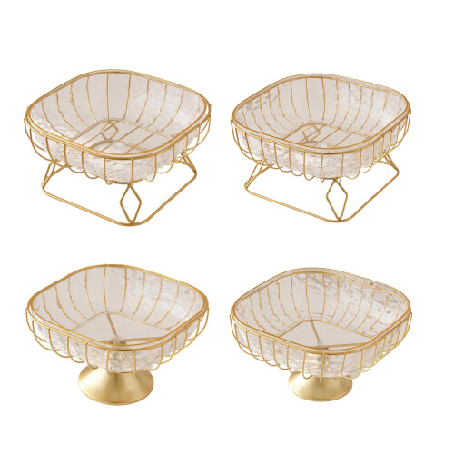 Multifunctional Serving Platter For Snacks Fruit-Cylindrical L 1
