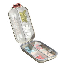 Reisvriendelijke medicijnorganisator 7-daagse-Atheense Wit groot