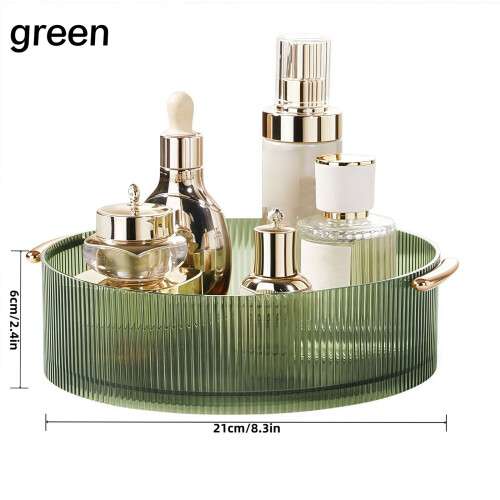 Draagbare make-uphouder met roterende basis voor-Lichtgroen 1