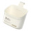 Kitchen Small Hanging Storage Basket Wall Mounted-cream white L 1