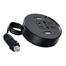 Car Power Converter 12V110V Inverter, Professional Car Inverter With USB Ports, MultiPort Laptop Charger