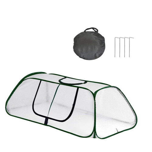 Couverture de jardin pour lit surélevé, serre transparente-vert