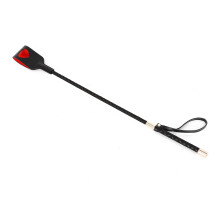 Black Leather Flogger 61 cm BDSM Whip for Slaves Erotic Whip Set for Couples Adult Toy for Stage Performances and Role Play Toy for Couples