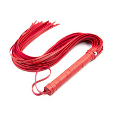 Red Leather Whip 69 cm for Exciting BDSM Game Whip Set for Sex Lovers Flogger Whips for Men and Women Sex Toy for Couples