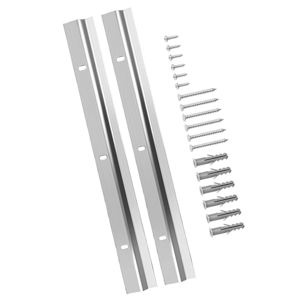 French Cleat Hanger Kit, Heavy Duty Zshaped Wall Mount, Easy Install For Mirrors And Bathrooms, Metal Construction 9365049757942
