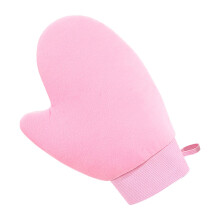 Sunless Tanner Mitt, Tanner Lotion Applicator, Soft Portable Tanning Mitt For Sensitive Skin, Pink, Hands Back Body Legs