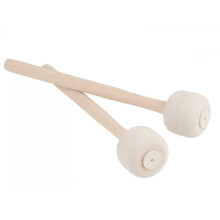 Pack of 2 Large Snare Drum Hammers with Felt Head, Large Drum Hammers, Band for Practising Marching Drum Drumsticks, Durable