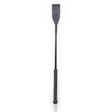 SM Whip Set in Black Leather Flogger with Plastic Handle for Adults, Approx. 45.5 cm Long, Ideal for BDSM and Role Play Whip Set Sex Toy Lovers