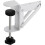 Under Desk Keyboard Tray, Adjustable Folding Bracket, Clamps, Heavy Duty Folding Shelf Bracket, Extension for Computer 2