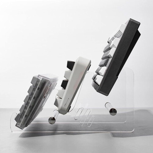 Acrylic Keyboard Stand for Computers, Mechanical Keyboard Tray, Mechanical Keyboard Holder for Gaming Programming Two Layers 1