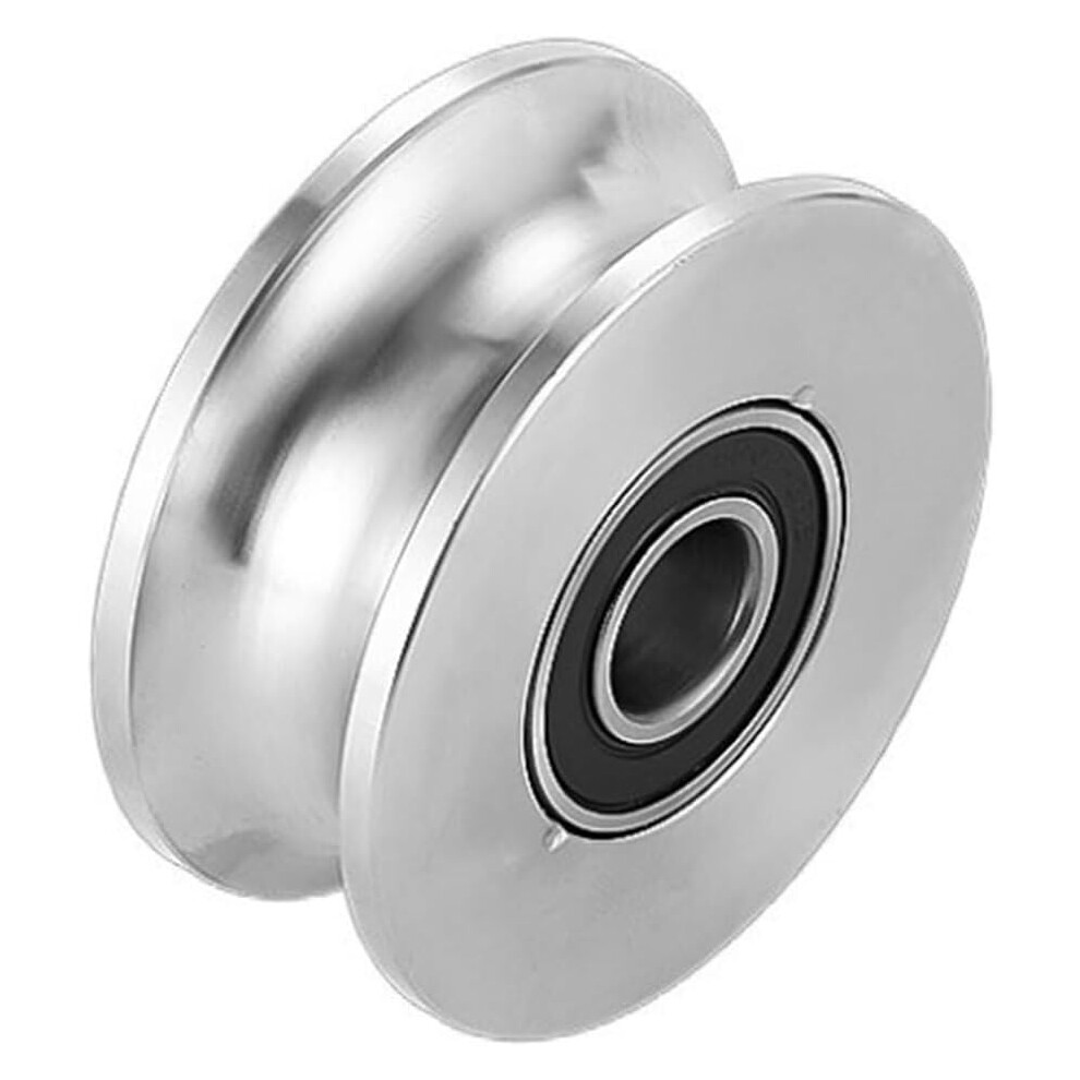 Crane Pulley Block - Stainless Steel Rope Pulley Wheel, V-Type & H Size Bearing Steel Track Wheel For Wire Rope Lifting 9365049063678