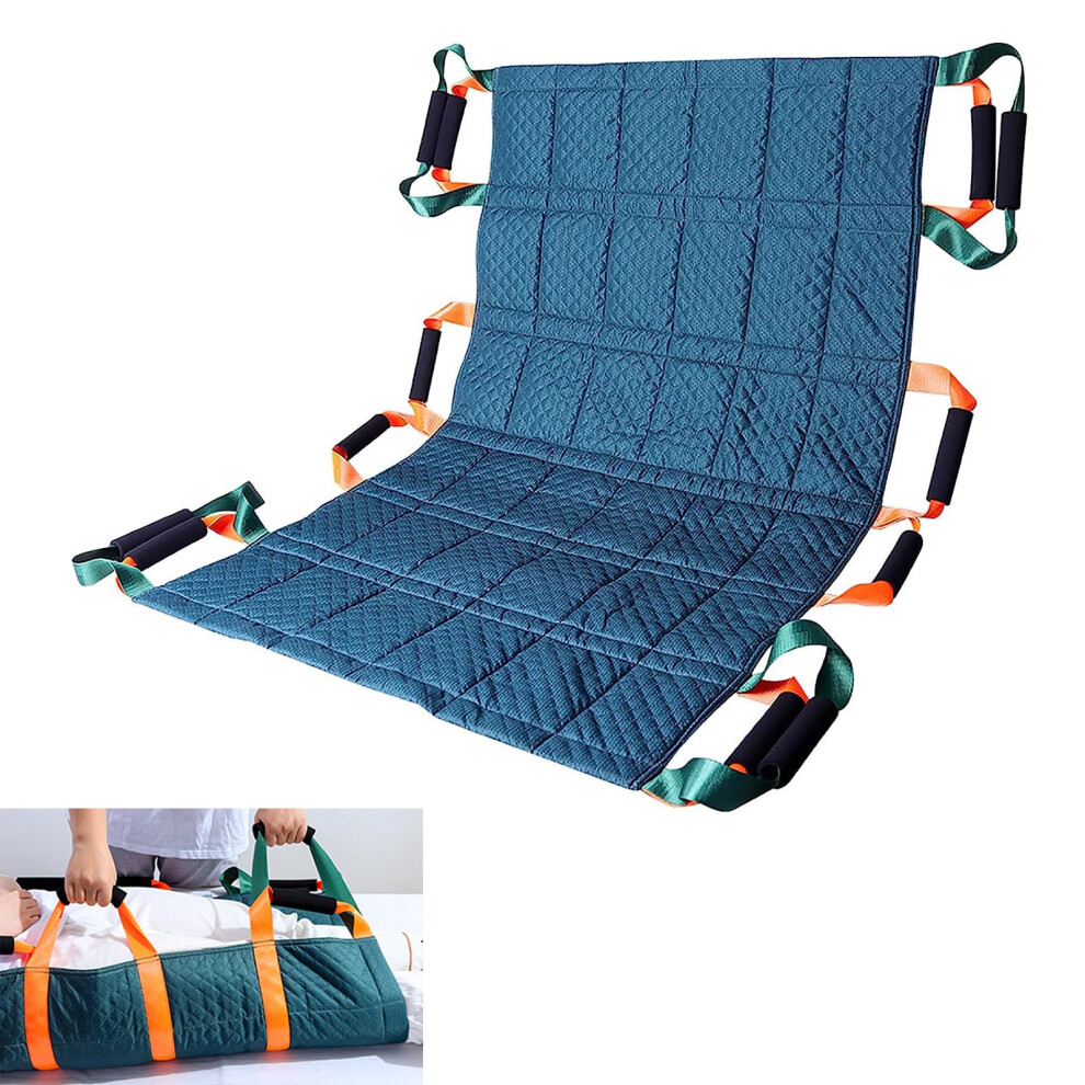 Waterproof Patient Transfer Sheet with Handles, Oxford Bed Positioning Pad for Elderly and Disabled
