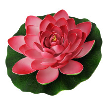 Exquisite Red Artificial Lotus Flowers for Water Decor - Pool & Pond