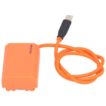 Dummy Battery Type C for FZ100, 8.4V, 47g, Compatible Cameras