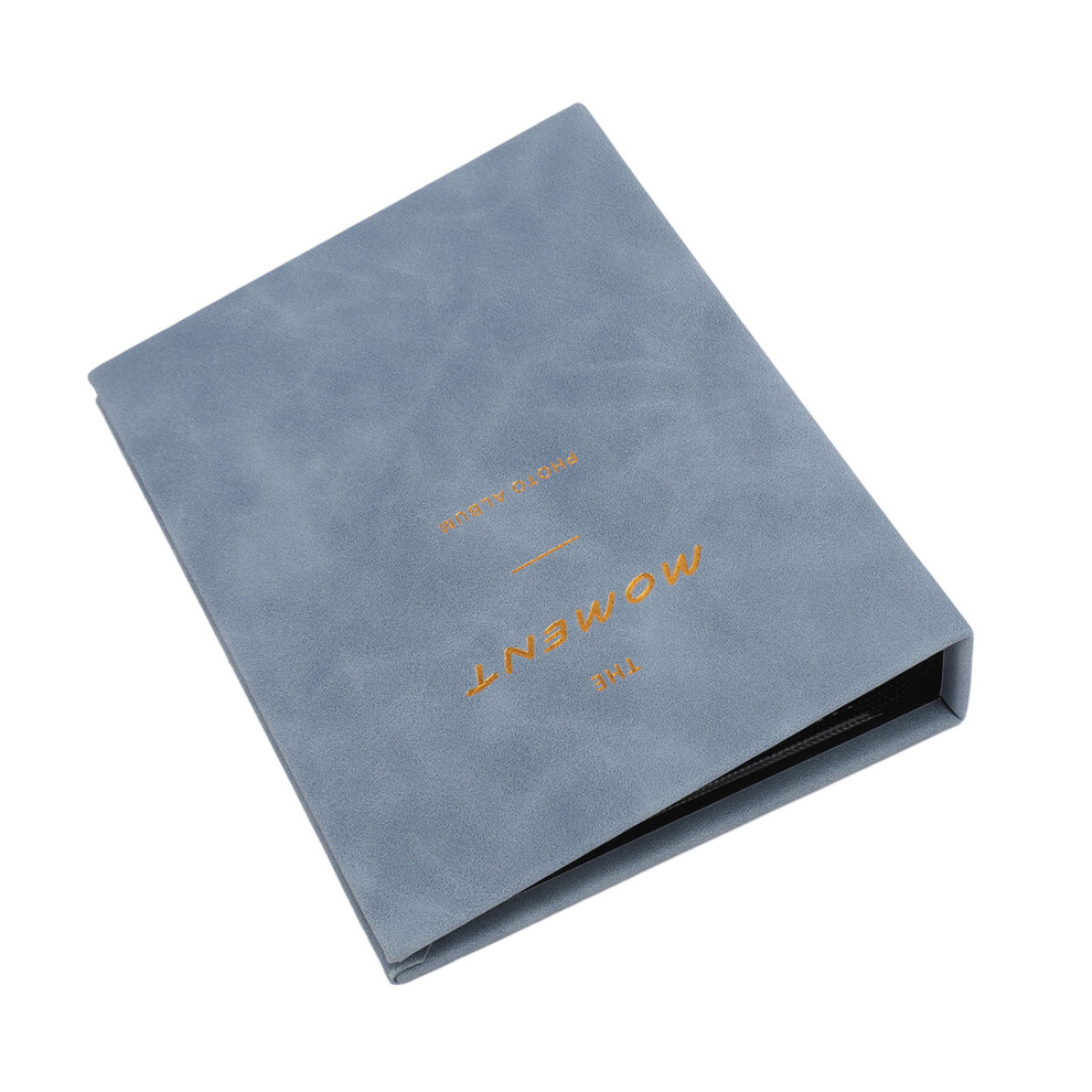 Velvet Cover 2X3 Photo Album For Instax Mini 12-8, 64 Pockets Blue 5081368795468