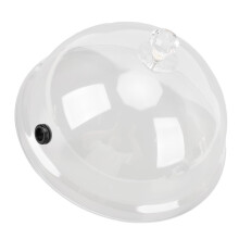 Transparent Cocktail Smoker Dome Cover for BBQ and Kitchen, XL 39x39x12.5cm Enhanced Smoking Effect
