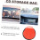 CD Storage Bag Large Capacity Portable Disc Case With Zipper Closure ScratchResistant 2