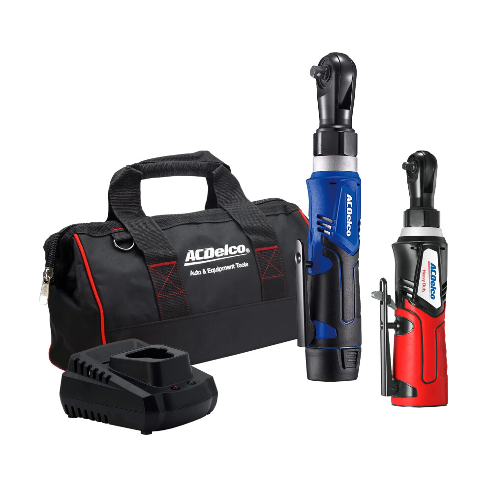 Acdelco Arw1209-K9 G12 12V Li-Ion Cordless 3/8" & 1/4" Ratchet Wrench Combo Kit 4716872181421