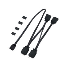 ARGB Splitter Cable 5V 1 Female to 4 Male 3Pin ARGB Extension Cable for PC Case CPU Cooling Fan ARGB Fans