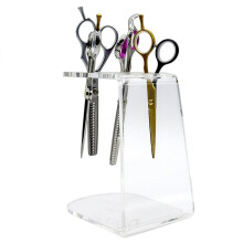 Acrylic Scissor Holder Clear Stylist Tool Stand with 6 Holes