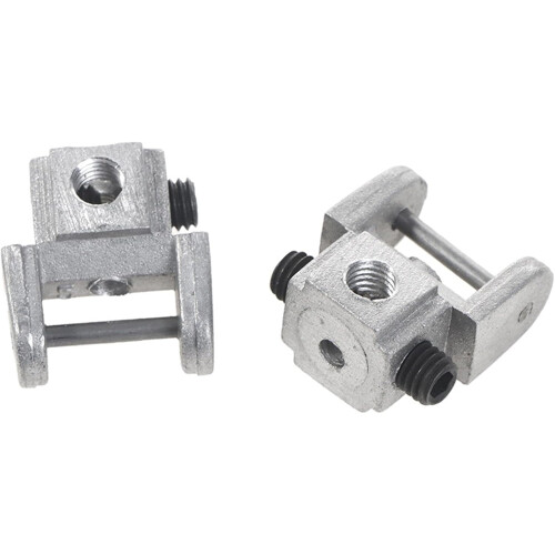 2 Pack Precision Stainless Steel Scroll Saw Holders with Accuracy Alignment for Woodworking 2