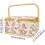 Sewing Thread Organizer with Dustproof Floral Basket for Embroidery Spools and Tools 5