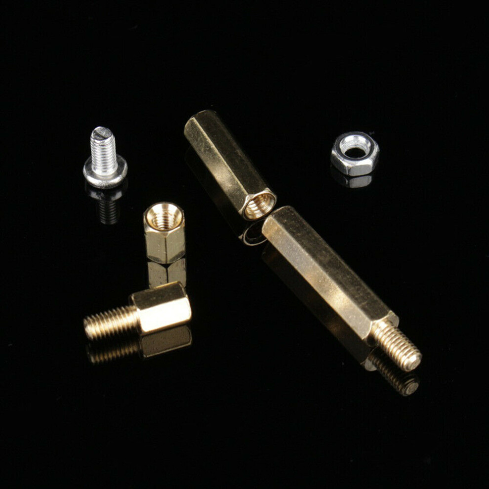 910 Teile/satz M3 Männlich Weiblich Hex Messing