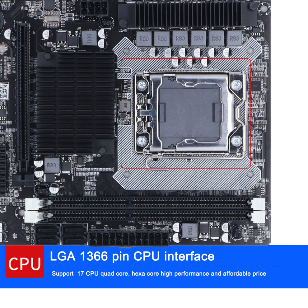 X58 Motherboard 2 Ddr3 Lga 1366 Pins Gaming 7465065961391