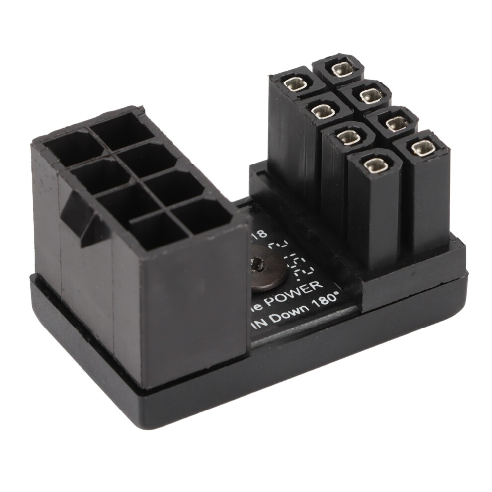 Welded 8Pin Female To 8Pin Male Adapter 180-Degree Angled For Desktop Gpus 8071375494017